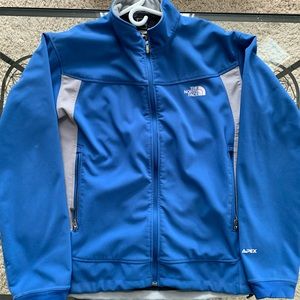 Blue North Face. Winter shell. xl